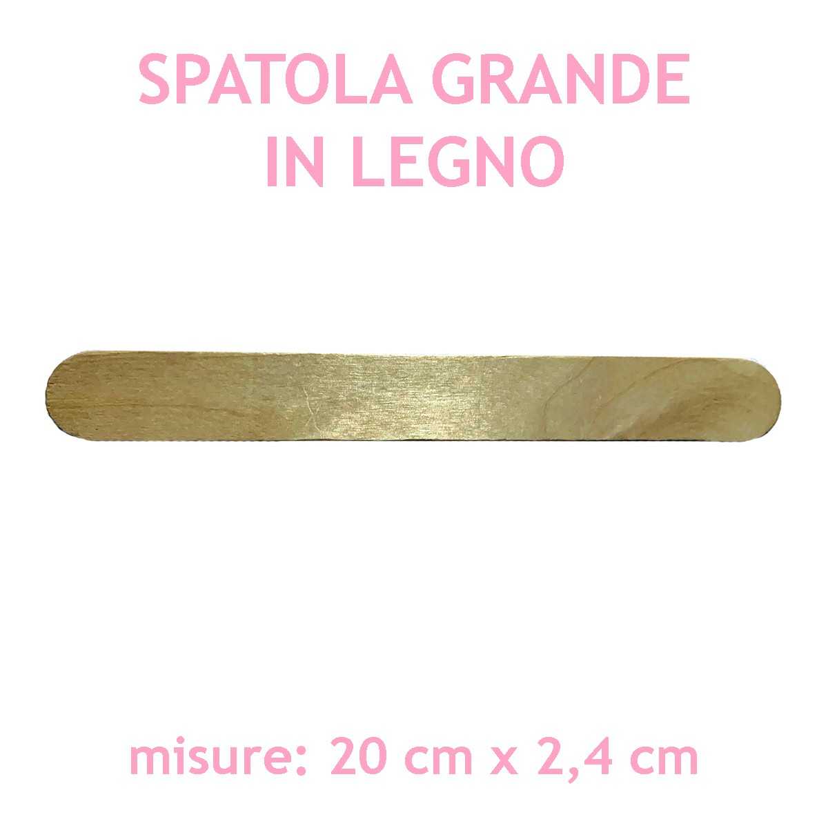 large wooden scoop for waxing 20 cm